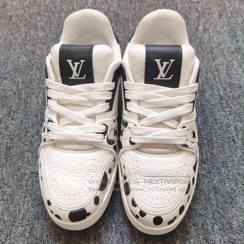 Louis Vuitton Louis Vuitton Black and white polka-dot shoes Size US 6.5 / EU 39-40 - 2 Thumbnail