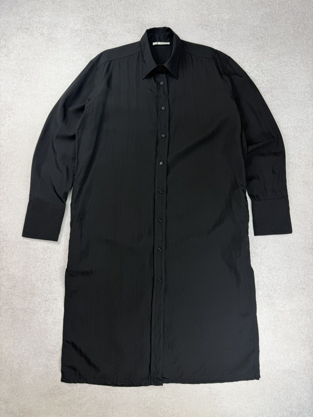 Barena Barena Venezia Black Long Shirt Size 46 Oversized Fit Size US S / EU 44-46 / 1 - 1 Thumbnail