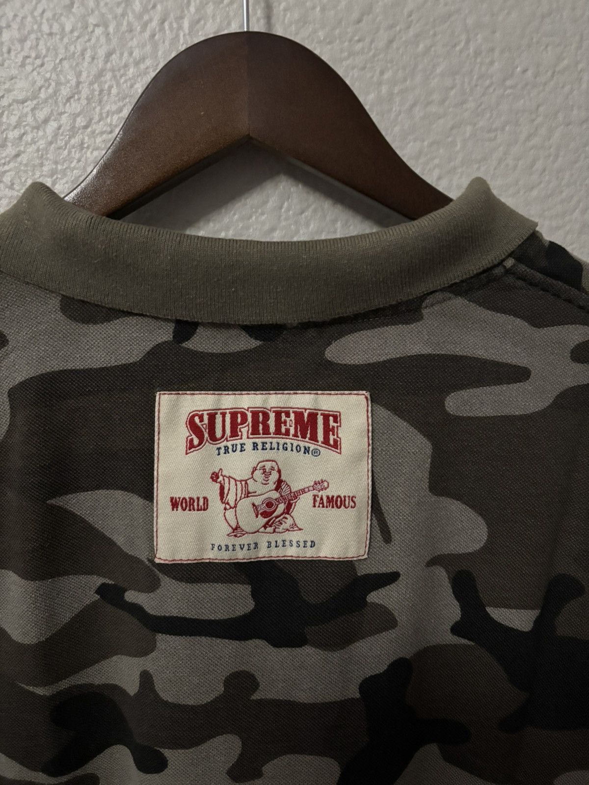 Supreme Supreme X True Religion Camo Polo Size US L / EU 52-54 / 3 - 6 Thumbnail