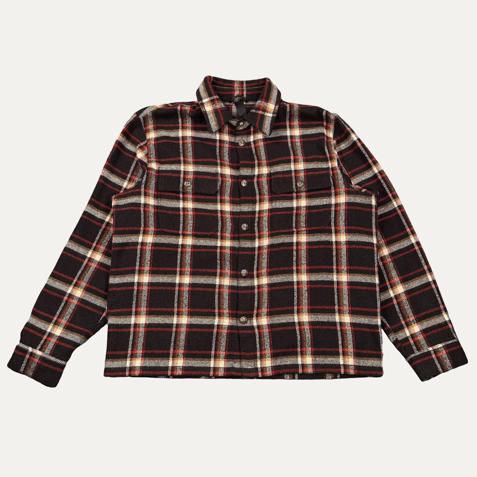 Chrome Hearts Chrome Hearts Flannel Work Dog Shirt Size US XL / EU 56 / 4 - 1 Thumbnail