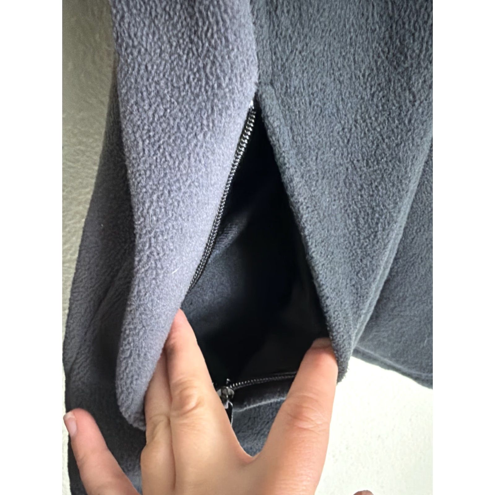 Vintage Columbia Full Zip Fleece Windbreaker Jacket Mens Large Gray Black Windstopper Size US L / EU 52-54 / 3 - 6 Thumbnail