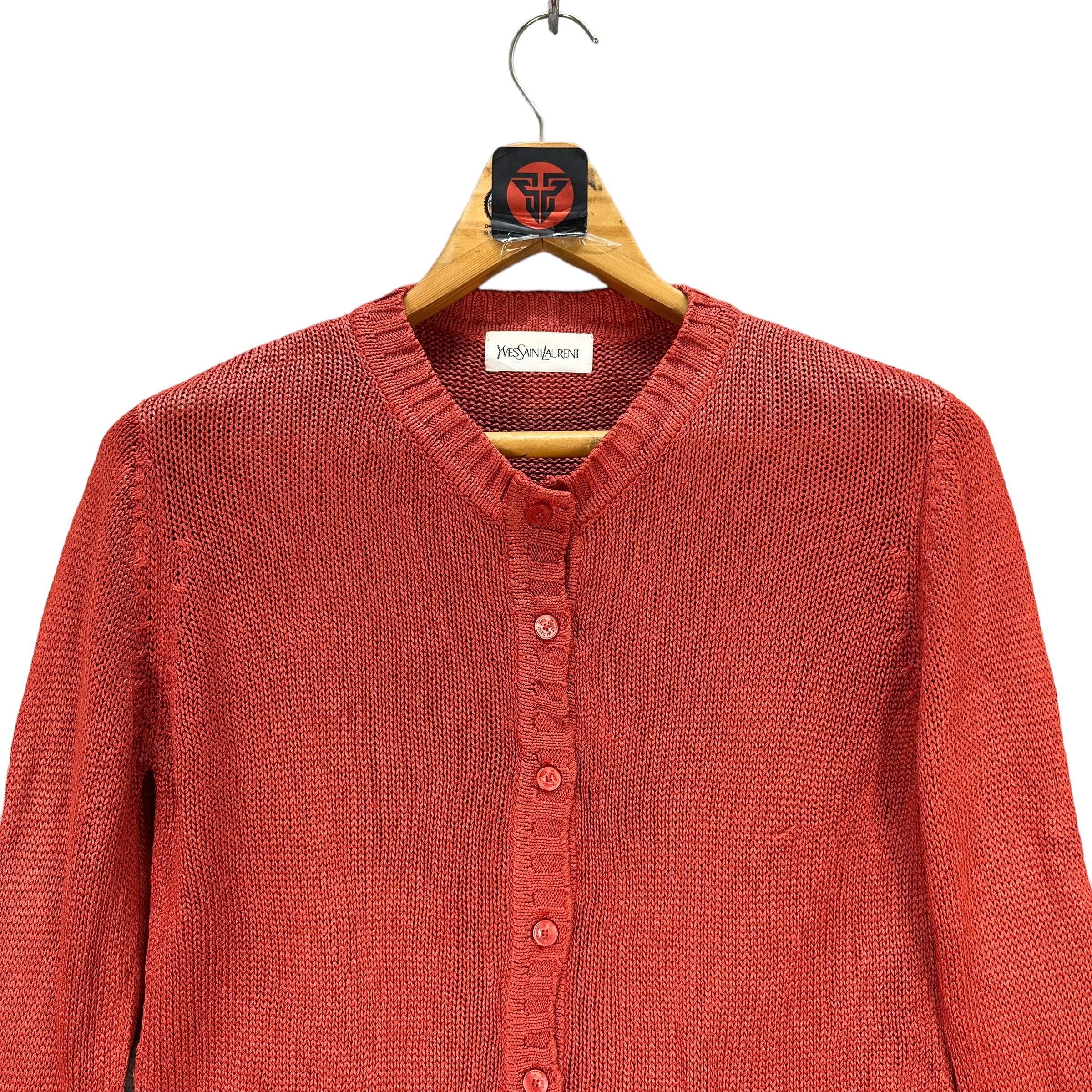 Yves Saint Laurent VINTAGE YSL KNITTED SWEATER #7493-148 Size M / US 6-8 / IT 42-44 - 2 Thumbnail