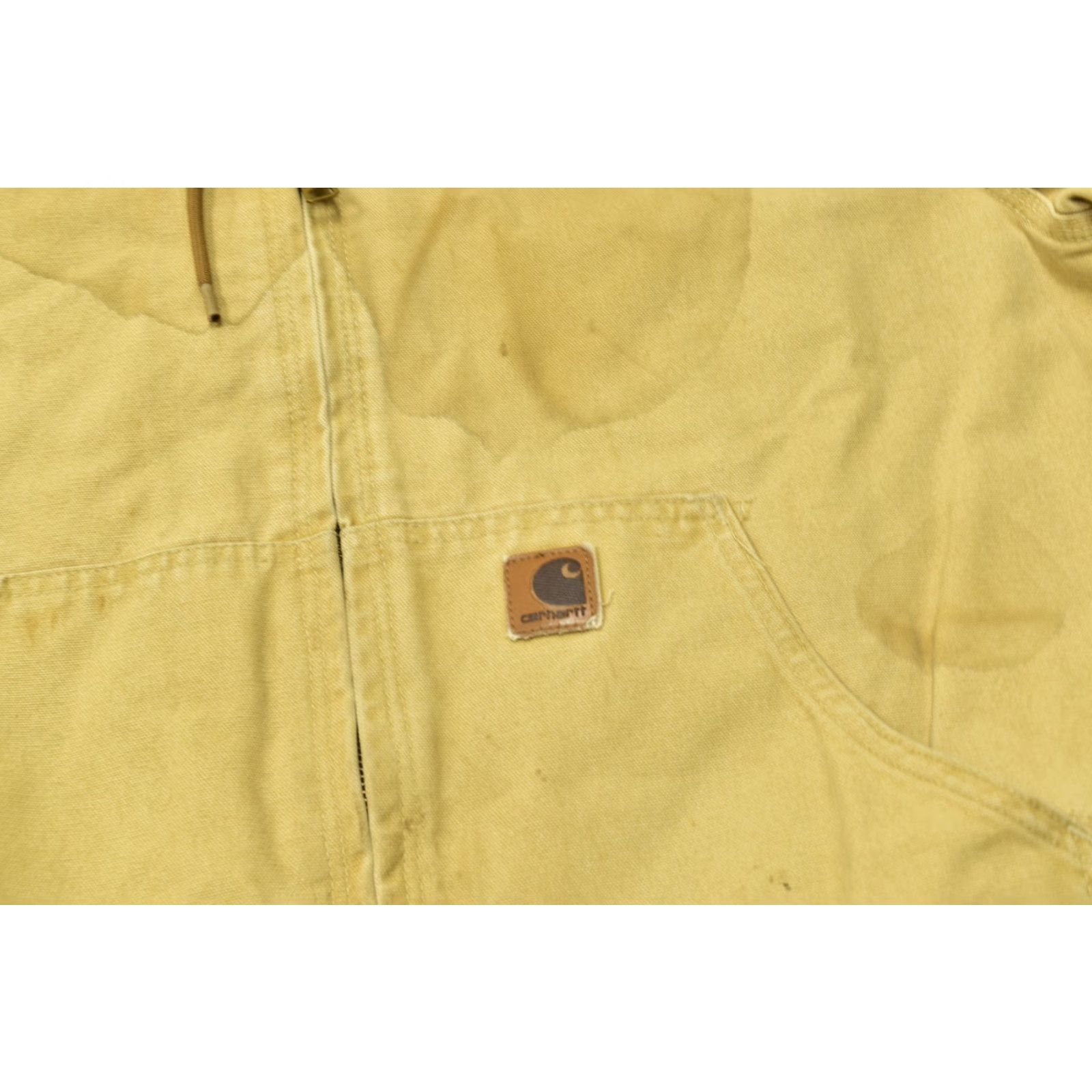 Carhartt Carhartt Jacket L Bomber J130 WET Thermal Lined Duck Canvas Cotton Tan Brown Regular Men Size US L / EU 52-54 / 3 - 2 Thumbnail