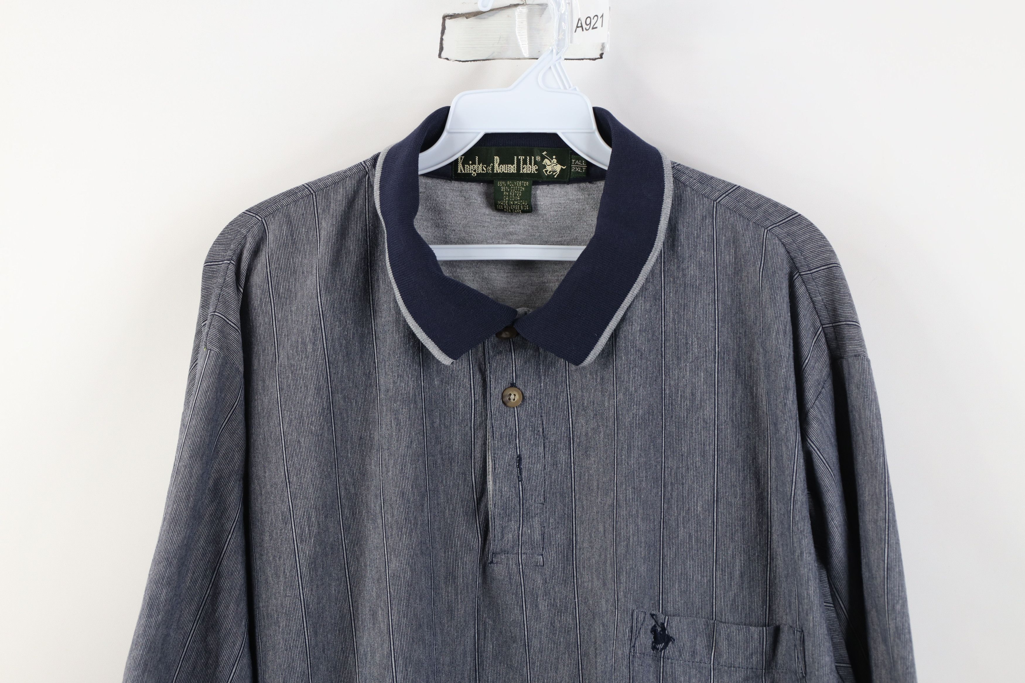 Vintage Vintage 90s Streetwear Knit Collared Golf Polo Shirt Size US XXL / EU 58 / 5 - 2 Thumbnail