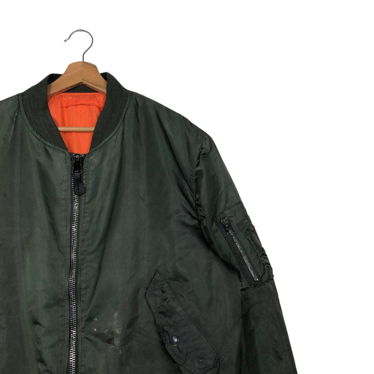 Alpha Industries 📌Vintage Reversible Bomber Jacket Ma-1 Alpha Industries Usa Size US XL / EU 56 / 4 - 7 Thumbnail