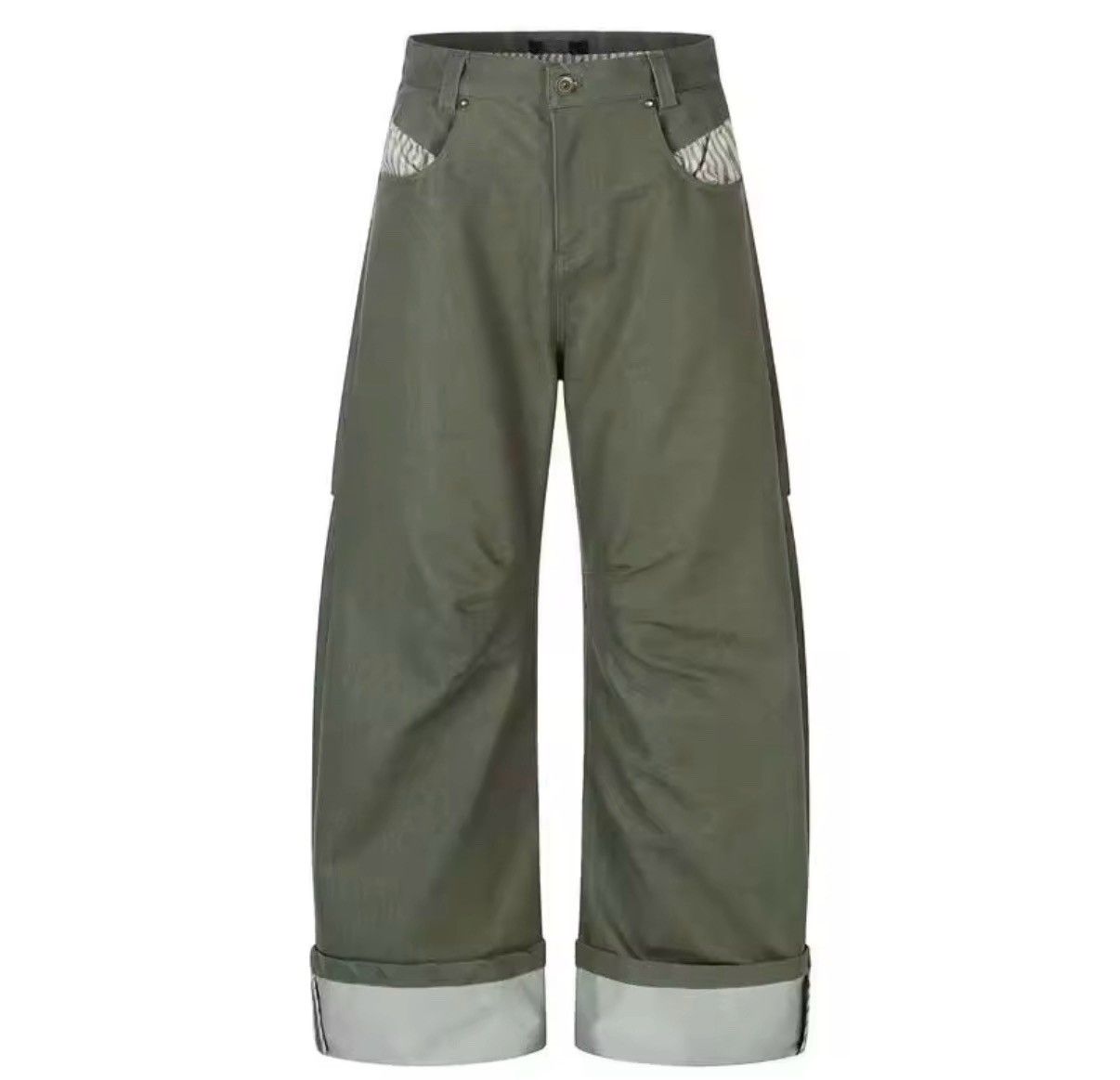 Other Workwear Khaki Casual Loose Streetwear Pants Size US 33 - 2 Thumbnail