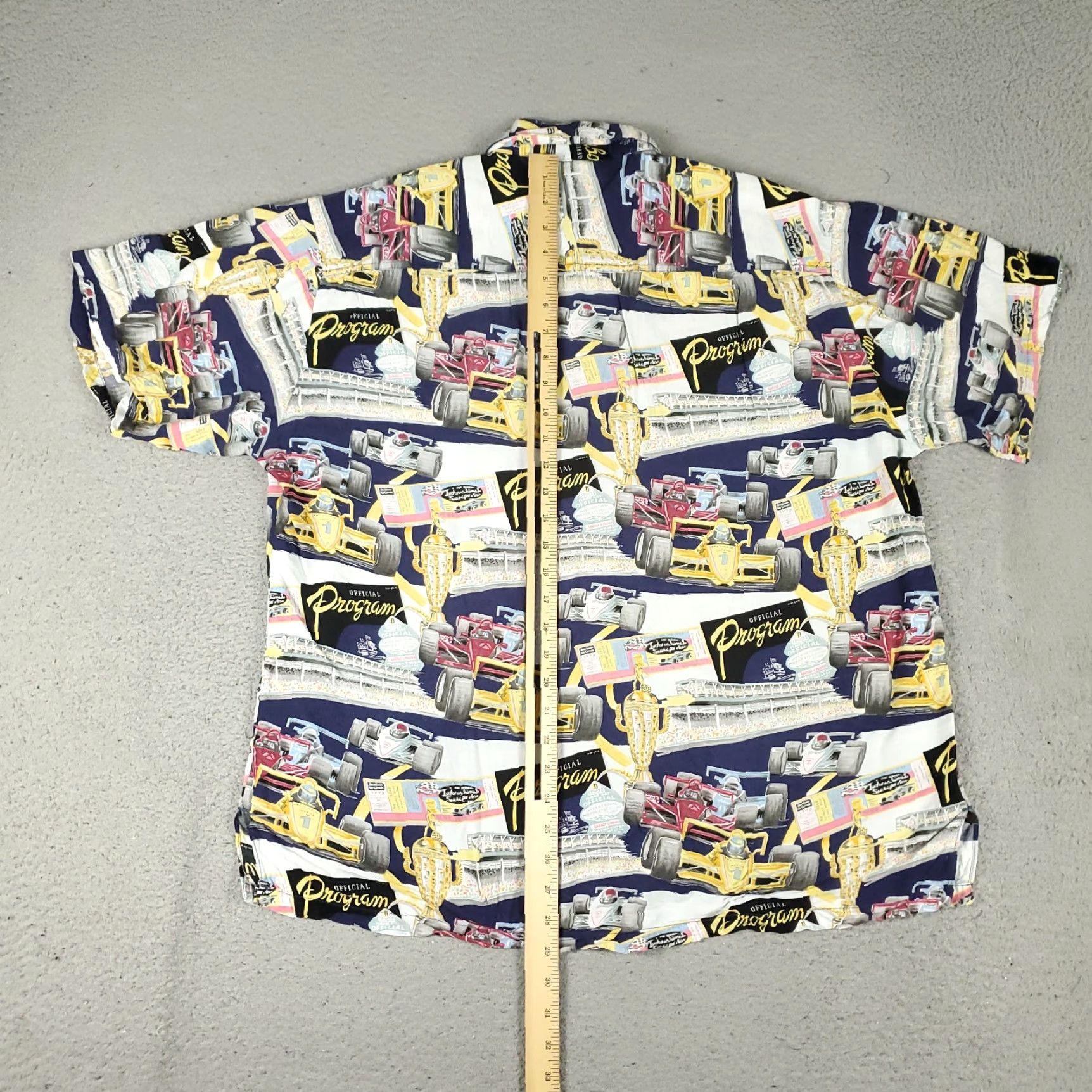 Vintage Kahala Blue Geometric Rayon Button-Up Shirt Mens Large Short Sleeve Aloha Size US L / EU 52-54 / 3 - 4 Thumbnail