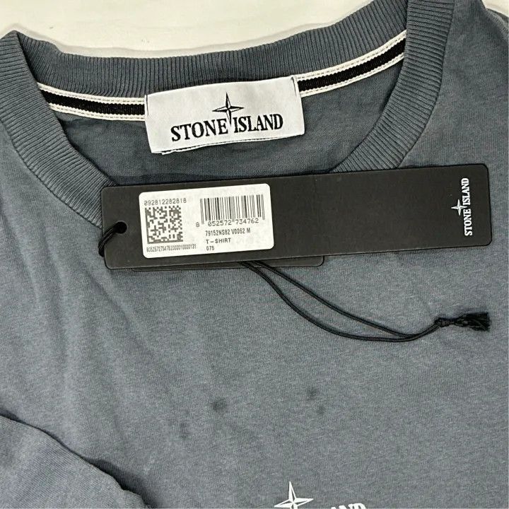 Stone Island Stone Island FW23 Gray Short Sleeve TShirt -2506 Size US M / EU 48-50 / 2 - 2 Thumbnail