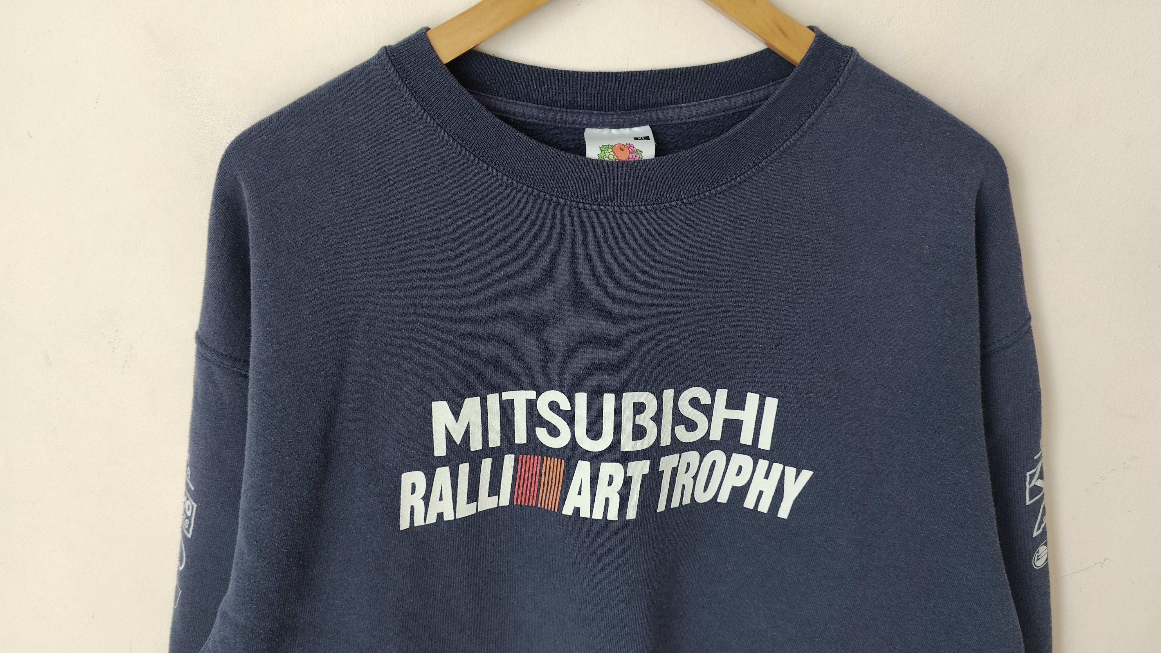 Honda Vintage Mitsubishi Racing Ralli Art 90s Racing Sweatshirt Size US XL / EU 56 / 4 - 2 Thumbnail