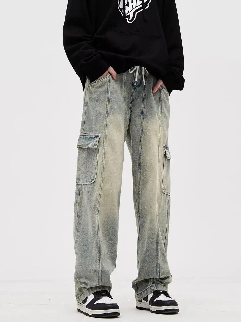 Japanese Brand Retro High Street Loose Jeans Size US 32 / EU 48 - 3 Thumbnail