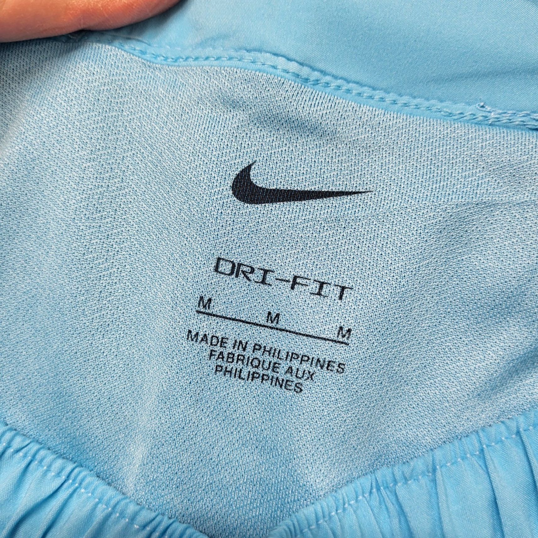 Nike Nike Dri Loose Fit Shorts Womens Medium Turquoise Blue Lined Athletic Short Women's Nike Dri-Fit Size 32" / US 10 / IT 46 - 4 Thumbnail