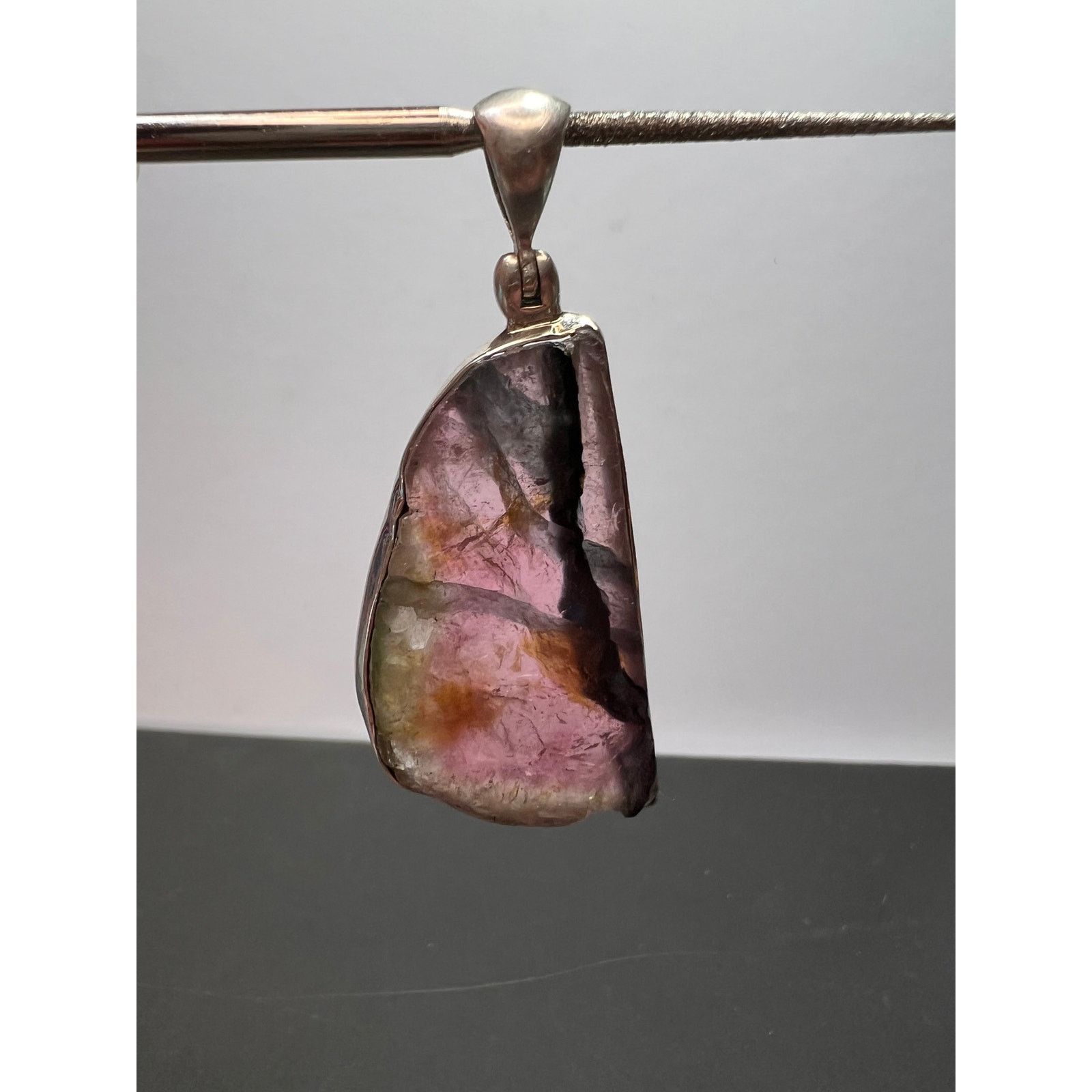 Other NEW Watermelon multi tourmaline 925 pendant 7.91 grams Size ONE SIZE - 1 Thumbnail