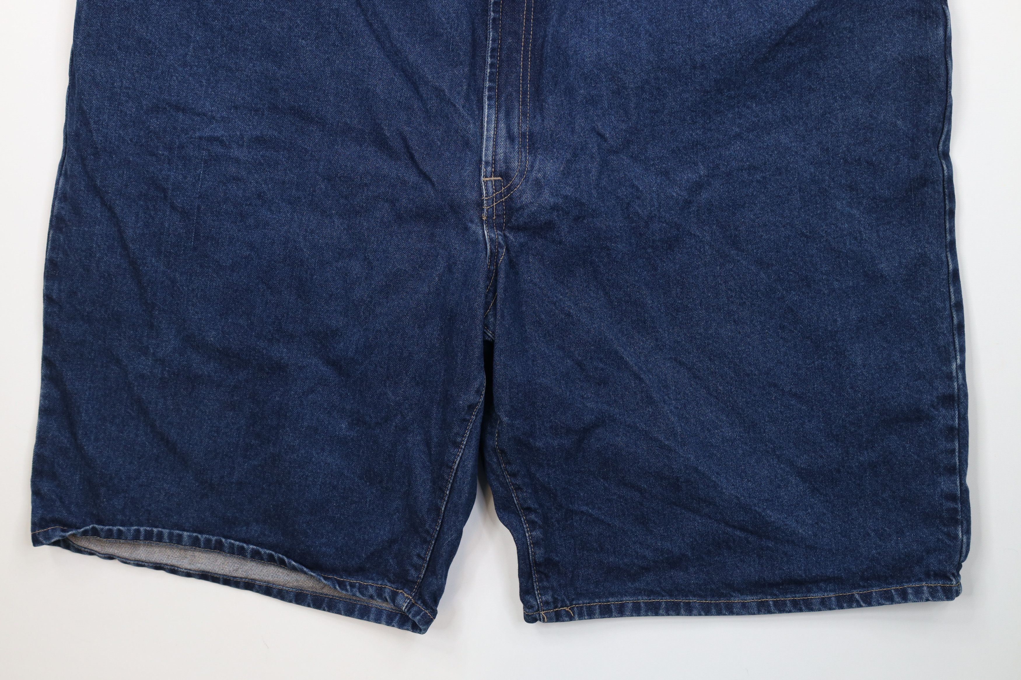 Vintage Vintage 90s Streetwear Relaxed Fit Denim Jean Shorts Blue Size US 44 / EU 60 - 4 Thumbnail
