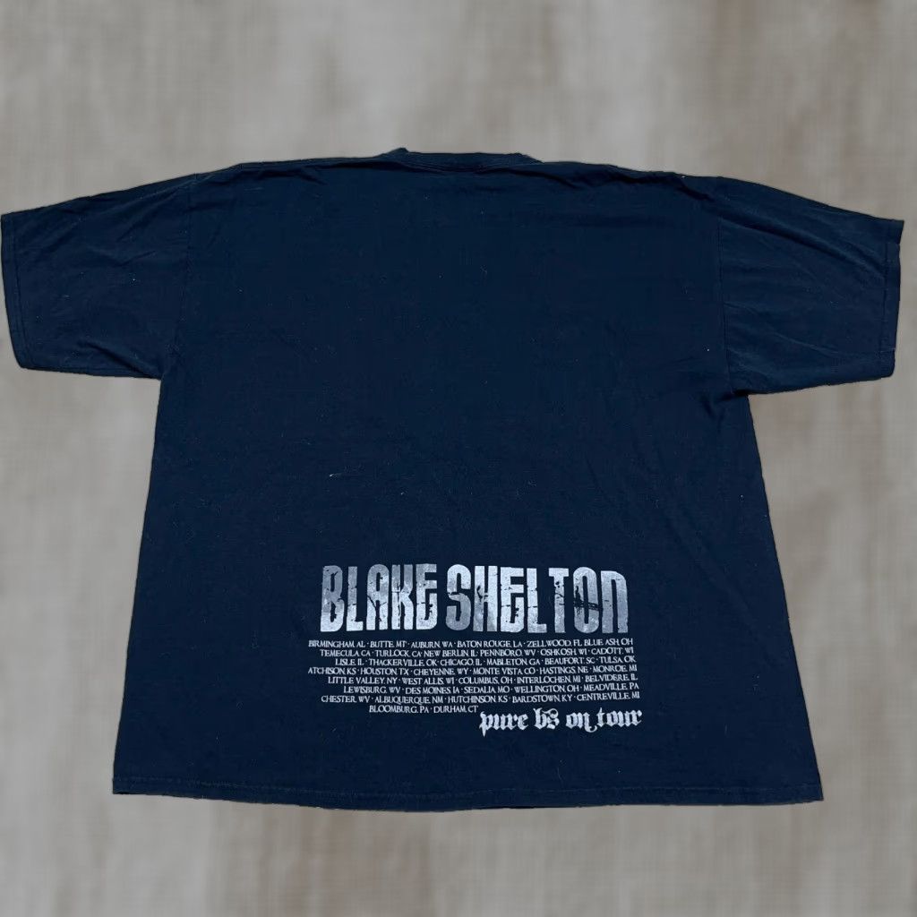 Gildan VINTAGE Blake Shelton Shirt Men 2XL Black T-Shirt Band Graphic Print Crew Neck Short Sleeve Gildan Size US XXL / EU 58 / 5 - 1 Thumbnail