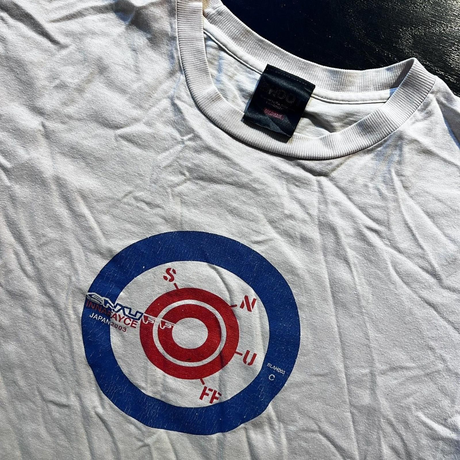 Vintage Vintage Cream White Snuff Motorcycle Target T-Shirt Size US M / EU 48-50 / 2 - 3 Thumbnail