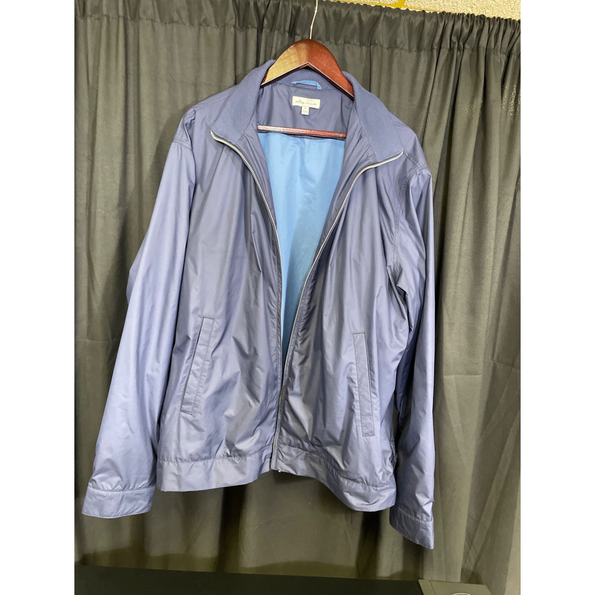 Peter Millar Peter Millar Mens Blue Full-Zip up collard jacket size XL SK Size US XL / EU 56 / 4 - 20 Thumbnail