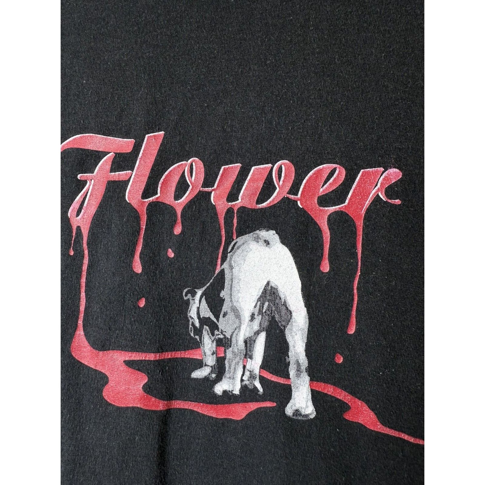 Oi Polloi Vintage Flower Heavy Metal Band Rock T Shirt Punk Y2K Blood Size US M / EU 48-50 / 2 - 3 Thumbnail
