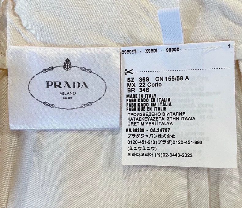 Prada Prada Light apricot skirt 2502-Nextarrow Size 35" - 6 Thumbnail
