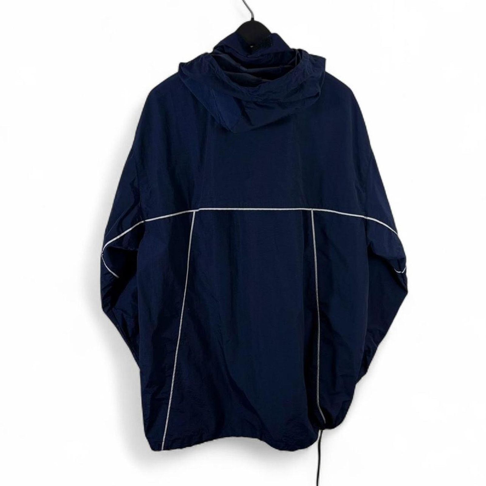 Nike Nike y2k navy blue windbreaker Size US XL / EU 56 / 4 - 4 Thumbnail