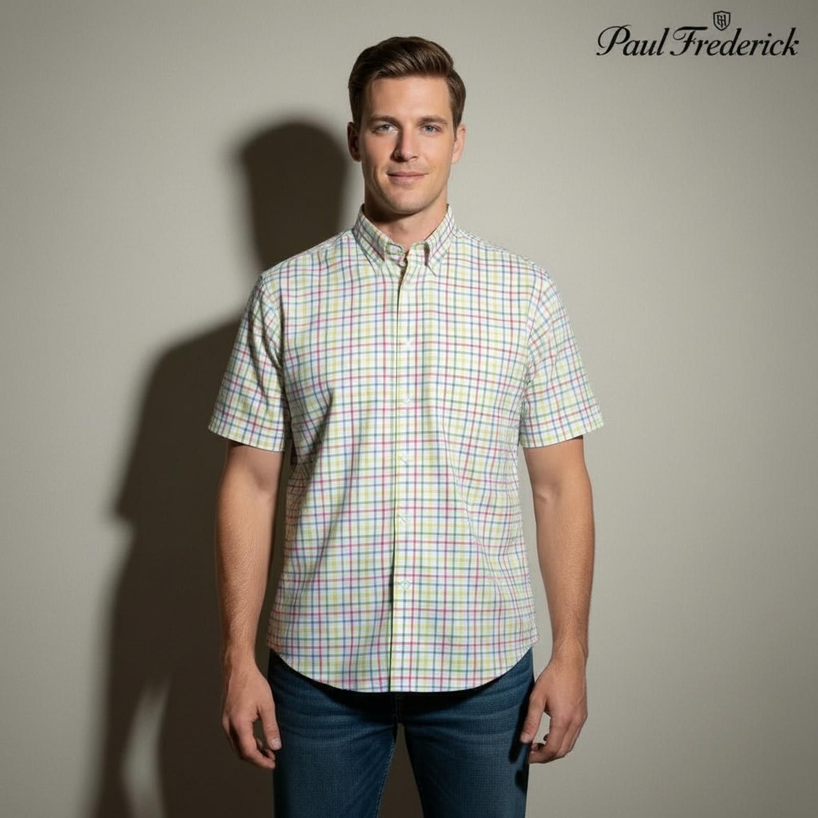 Paul Frederick Paul Frederick 100% Cotton Performance Sport Shirt - Medium Size US M / EU 48-50 / 2 - 2 Thumbnail