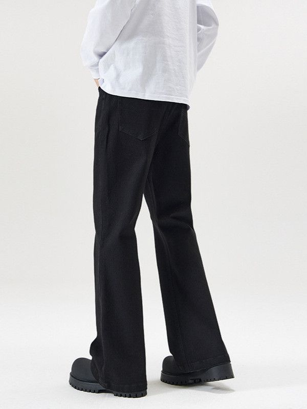 Japanese Brand Men's high street retro slim-fit flared jeans Size US 32 / EU 48 - 4 Thumbnail