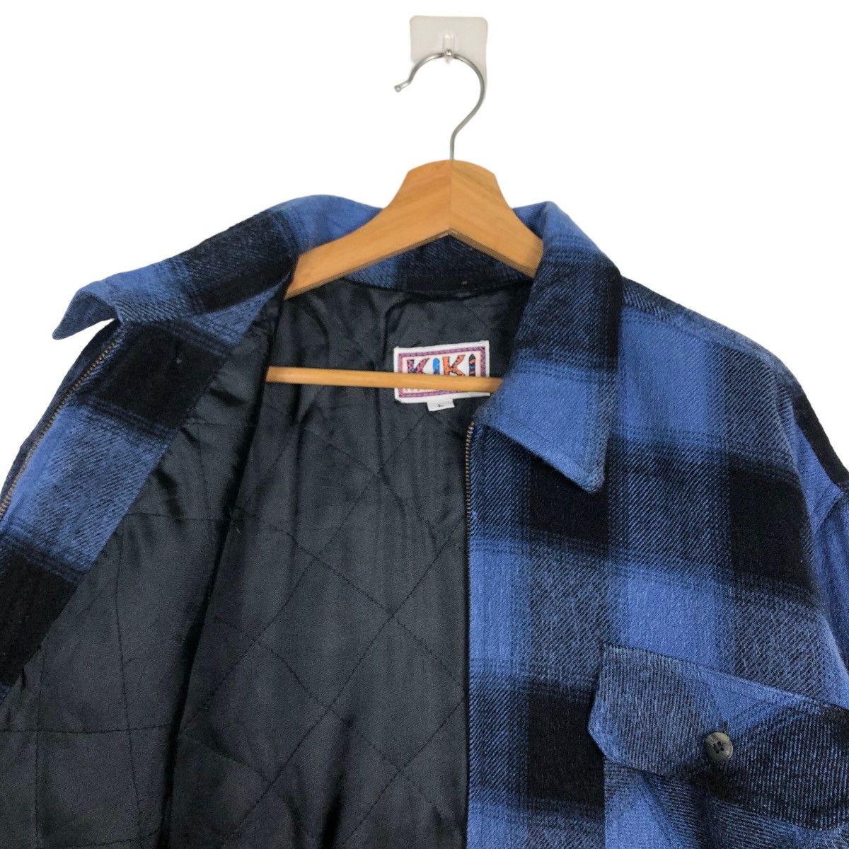 Japanese Brand 🔥90’s Vintage Chore Jacket Kiki Snow Paradise Tartan Design Size US L / EU 52-54 / 3 - 10 Thumbnail