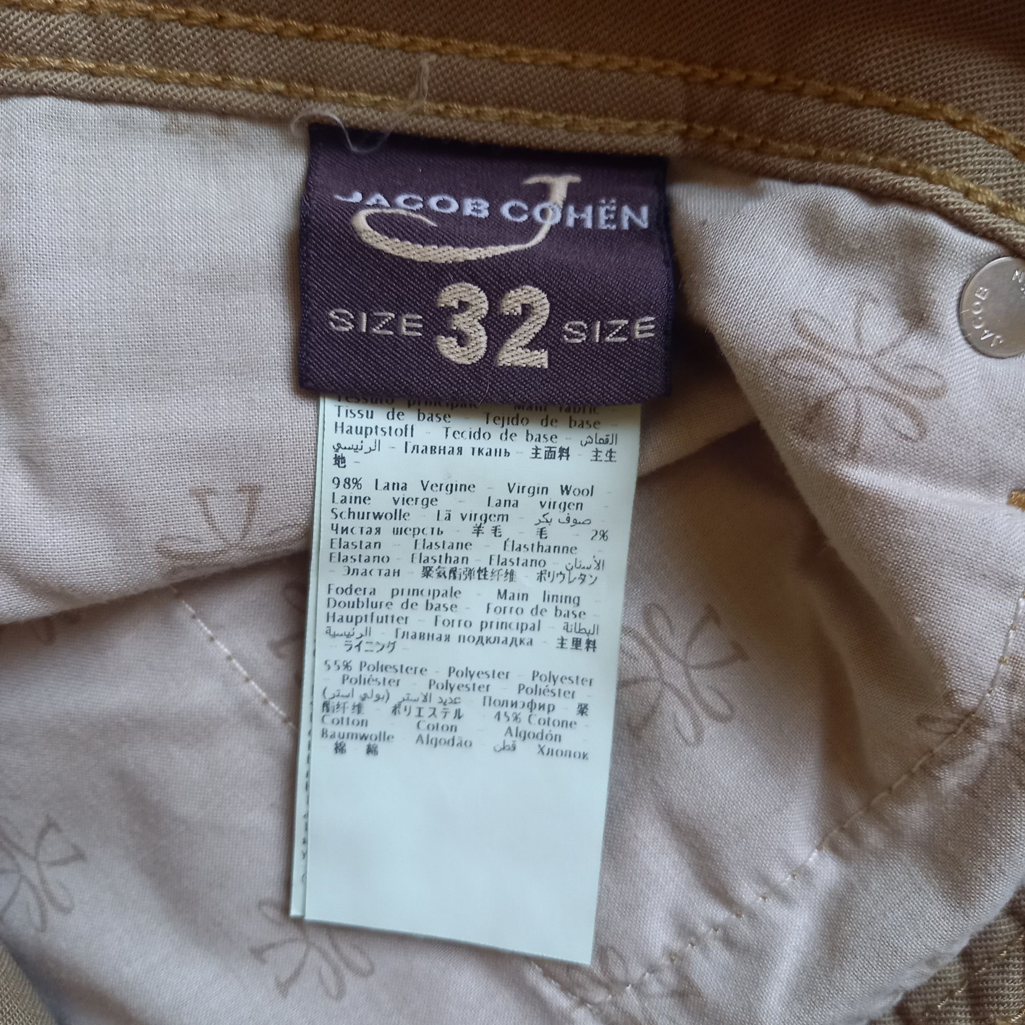 Jacob Cohen Jacob Cohen J688 Bard Virgin Wool Pants 32 Handmade NWT Size US 32 / EU 48 - 7 Thumbnail
