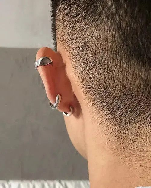 Designer Retro punk earrings Size ONE SIZE - 2 Thumbnail