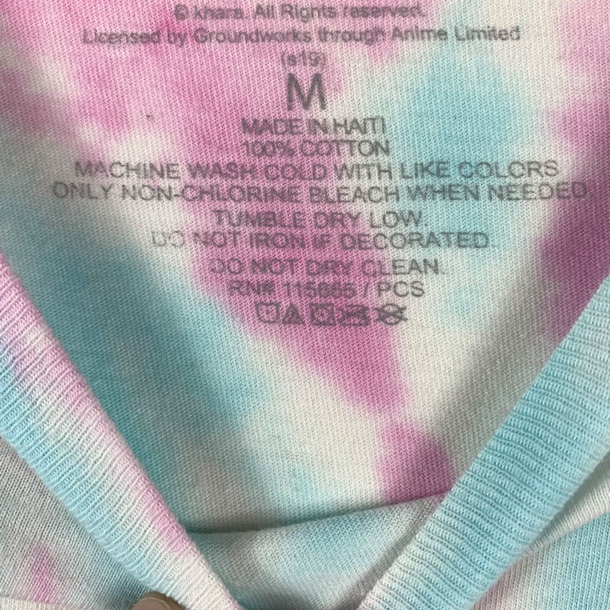 Anime × Japanese Brand EVANGELION Rei Ayanami neon genesis tye dye ANIME tee Size US M / EU 48-50 / 2 - 10 Thumbnail