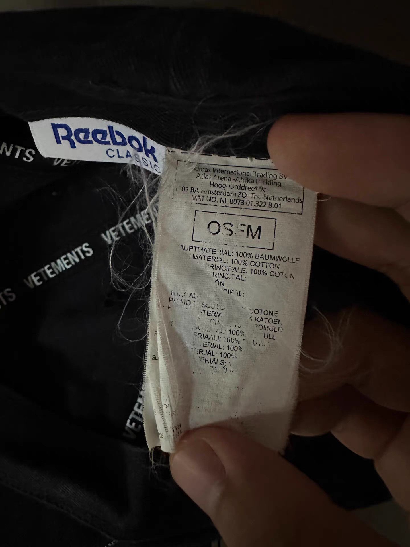 Vetements Vetements Anti-War Logo Baseball Cap Size ONE SIZE - 4 Thumbnail