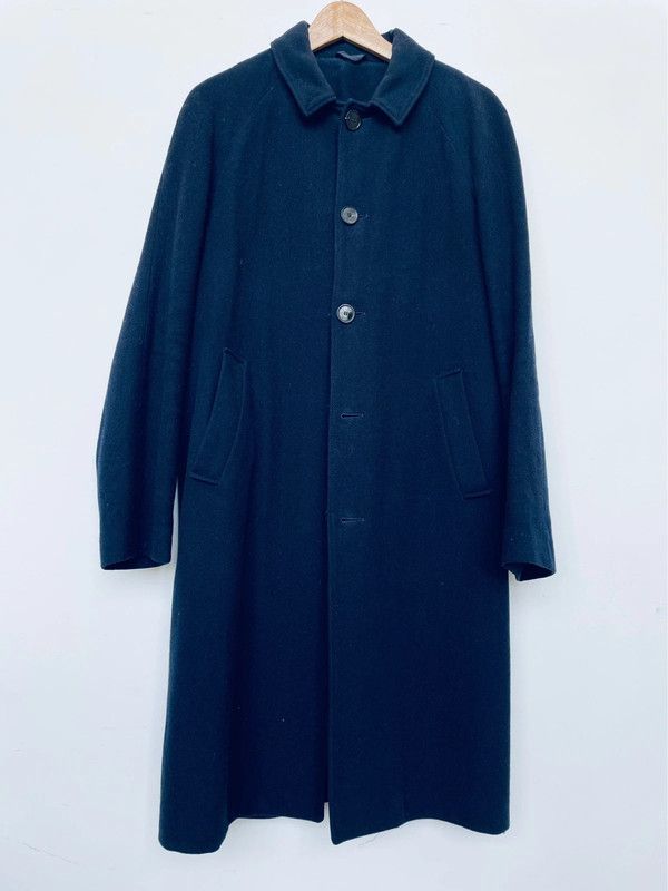 image of Acne Studios Coat Trench Jacket Moon Wool A/w15 Ma002 in Black, Men's (Size Small)