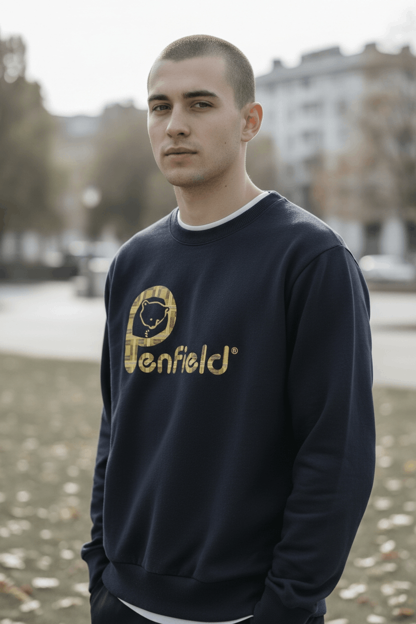 Penfield Vintage 90's PENFIELD Big Logo Sweatshirts Size US M / EU 48-50 / 2 - 1 Thumbnail