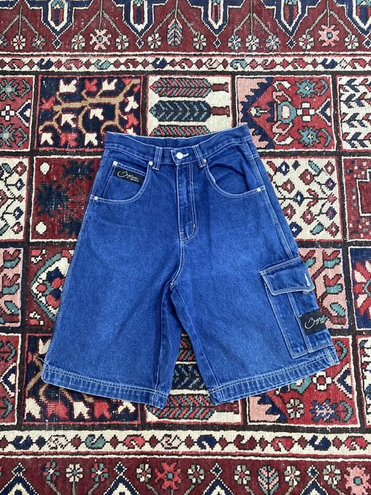 Vintage VINTAGE 90’S DENIM JORTS CARGO JNCO Y2K BAGGY SKATE SHORTS