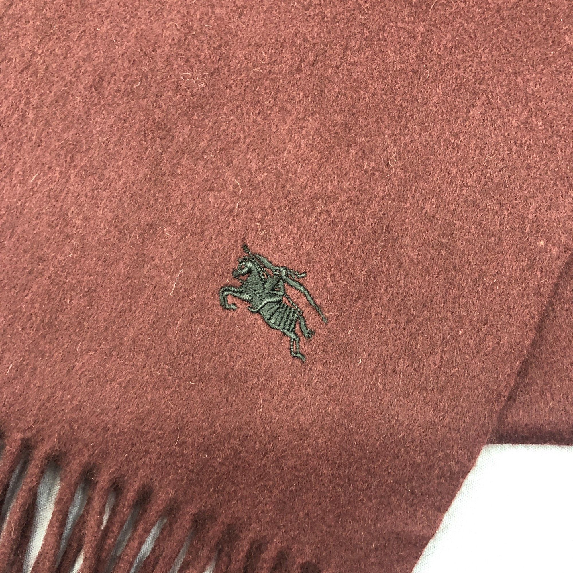 Burberry Vintage Burberry Scarf Muffler Cashmere Winter Scarves Size ONE SIZE - 4 Thumbnail