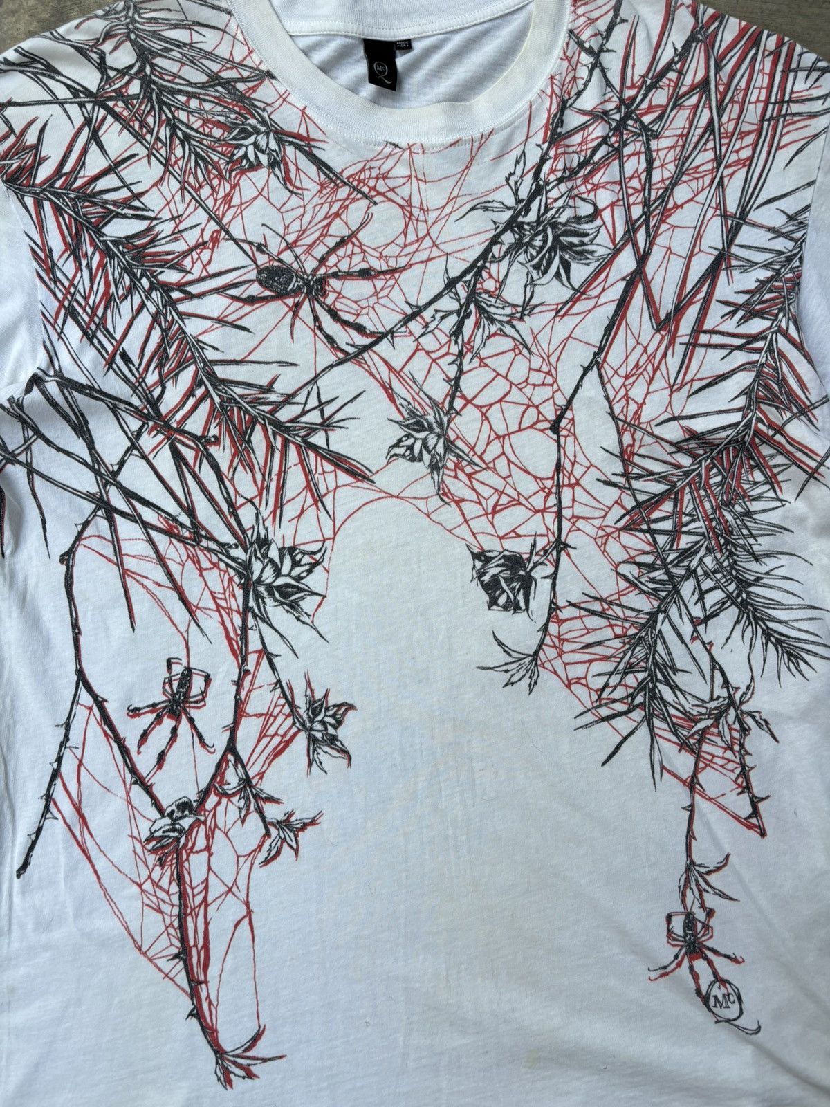 Alexander McQueen McQ Alexander McQueen Optic White Microgarden Print Dropped Size US L / EU 52-54 / 3 - 2 Thumbnail