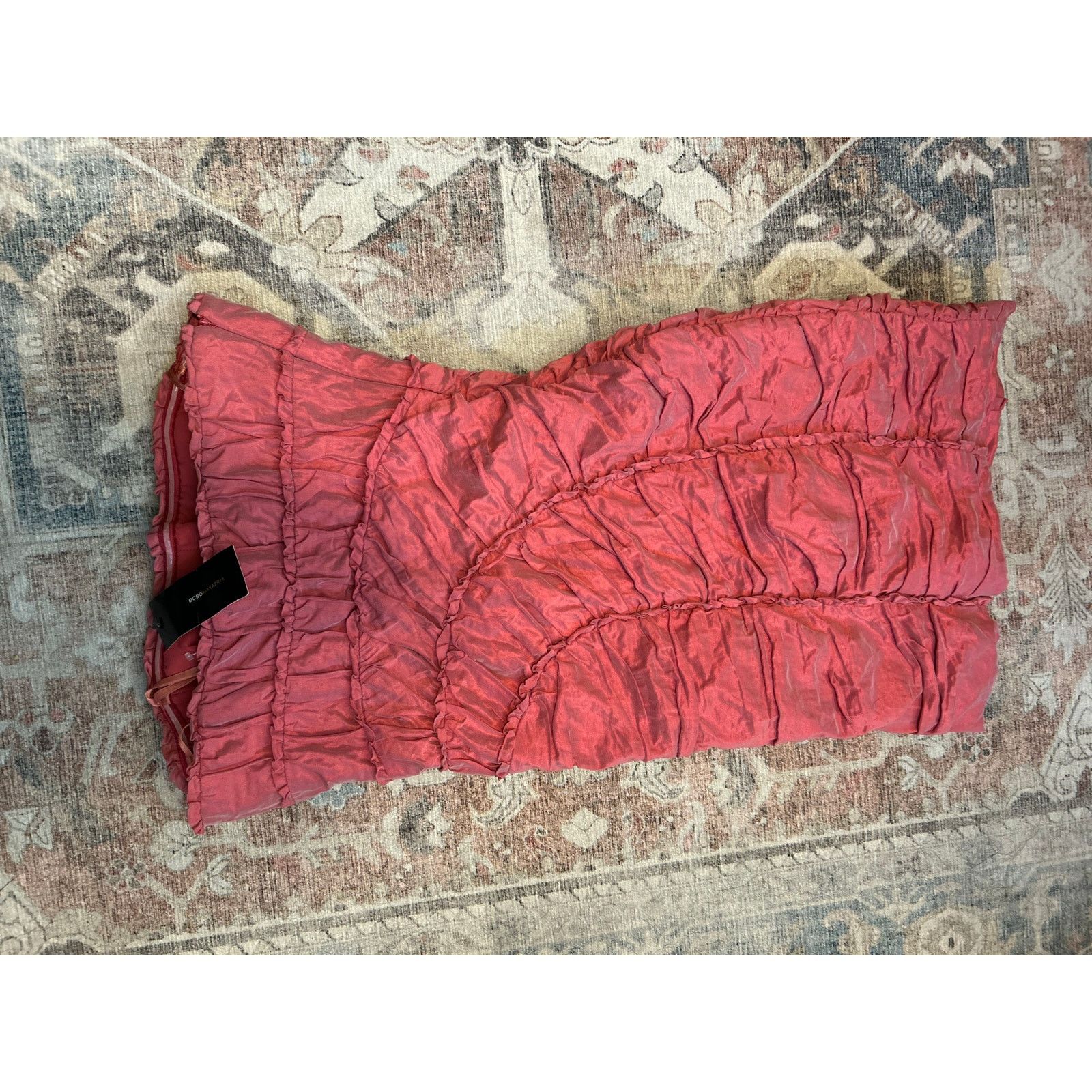Bcbgmaxazria BCBGMaxazria NWT Strapless Dress Raspberry, Sz Small MP $360 Size S / US 4 / IT 40 - 7 Thumbnail
