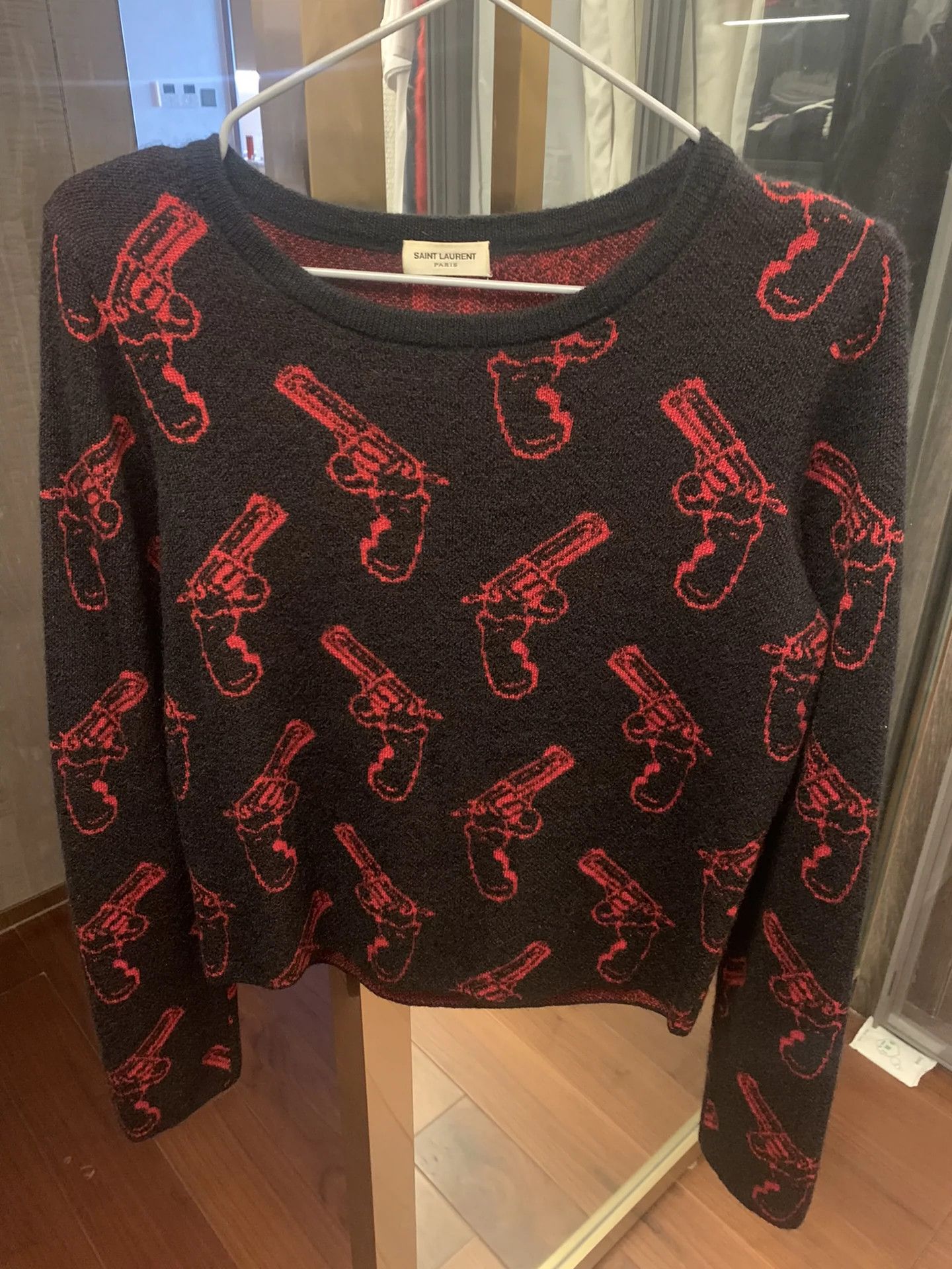 Saint Laurent Paris Saint Laurent Paris Short pistol sweater Size US M / EU 48-50 / 2 - 1 Thumbnail