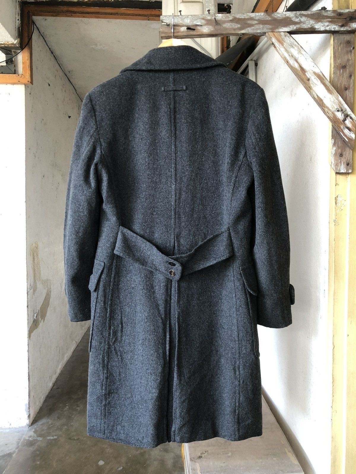 Jean Paul Gaultier Vintage Jean Gaultier Homme Single Breasted Wool Long Coat Size US M / EU 48-50 / 2 - 5 Thumbnail