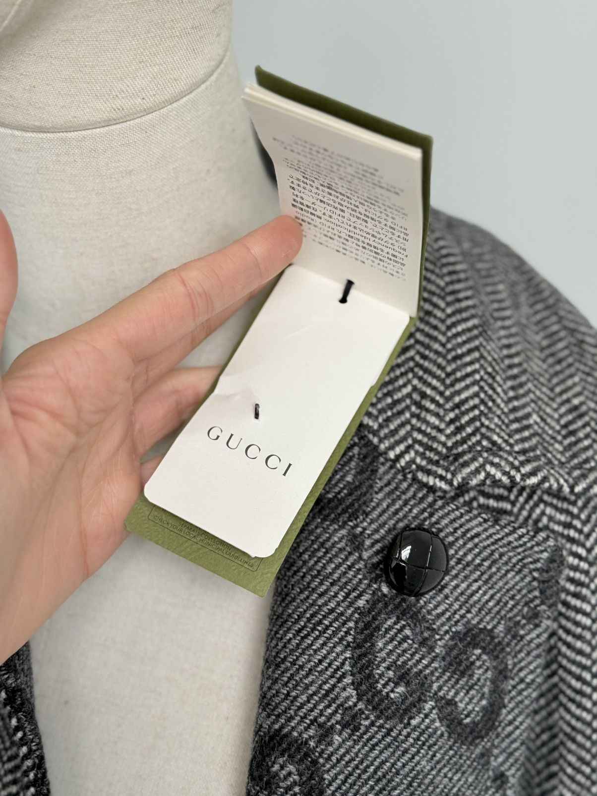 Gucci RRP $5500 NWT Gucci GG Reversible Wool Coat Monogram Size S / US 4 / IT 40 - 18 Thumbnail