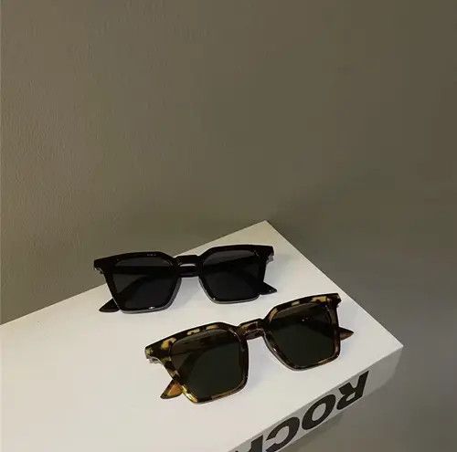 Vintage Vintage square frame sunglasses Size ONE SIZE - 4 Thumbnail