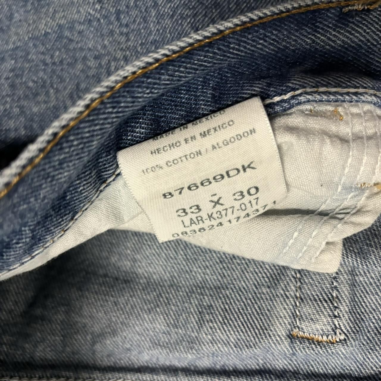 Japanese Brand × Vintage Crazy Vintage Y2K/2000s Grunge Faded Medium Wash Denim Jeans! Size US 33 - 8 Thumbnail