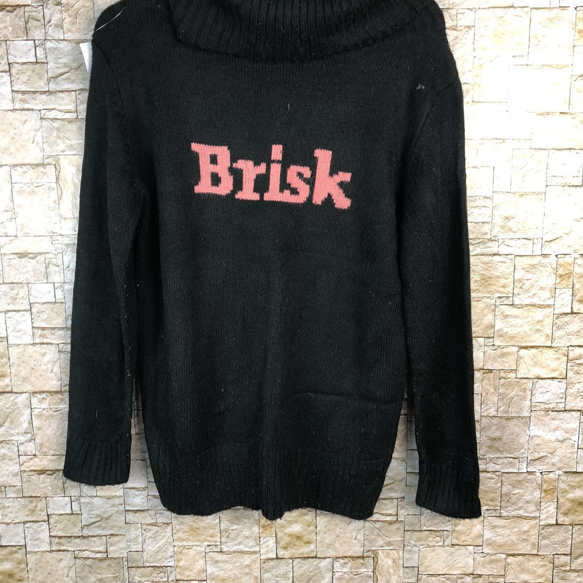Homespun Knitwear × Japanese Brand Brisk Black Knitwear #A1076 Size M / US 6-8 / IT 42-44 - 3 Thumbnail