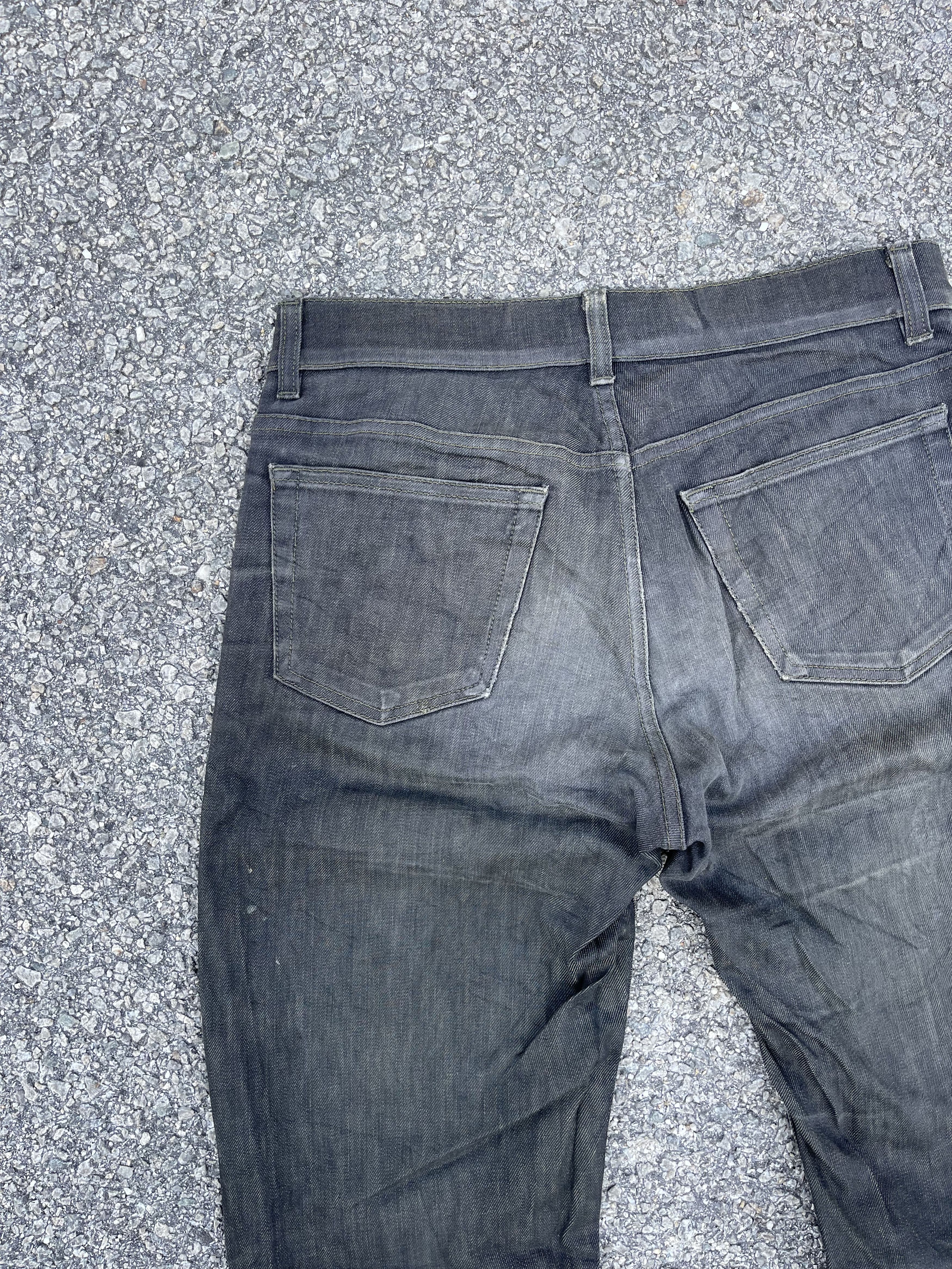Designer × Helmut Lang × Vintage Vintage Helmut Lang Low Waist Contour Fit Raw Elastic Denim Size US 31 - 17 Thumbnail