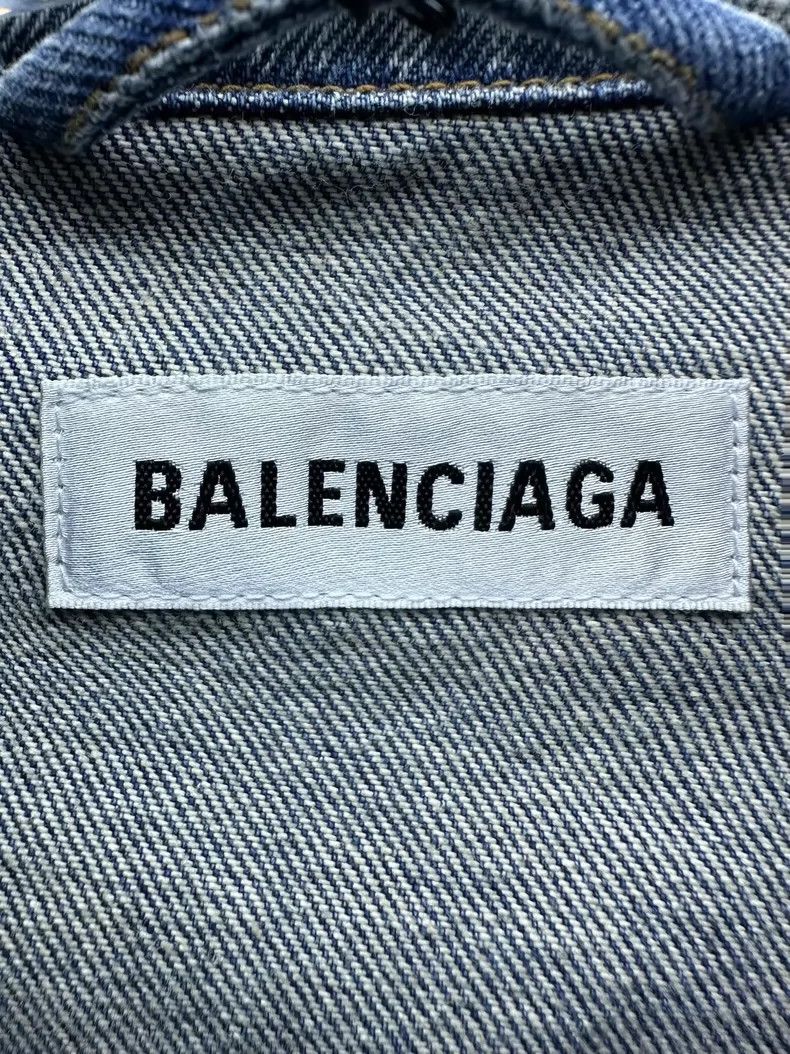 Balenciaga Balenciaga size 34 Blue washing destroys the letter logo b Size XS / US 0-2 / IT 36-38 - 8 Thumbnail