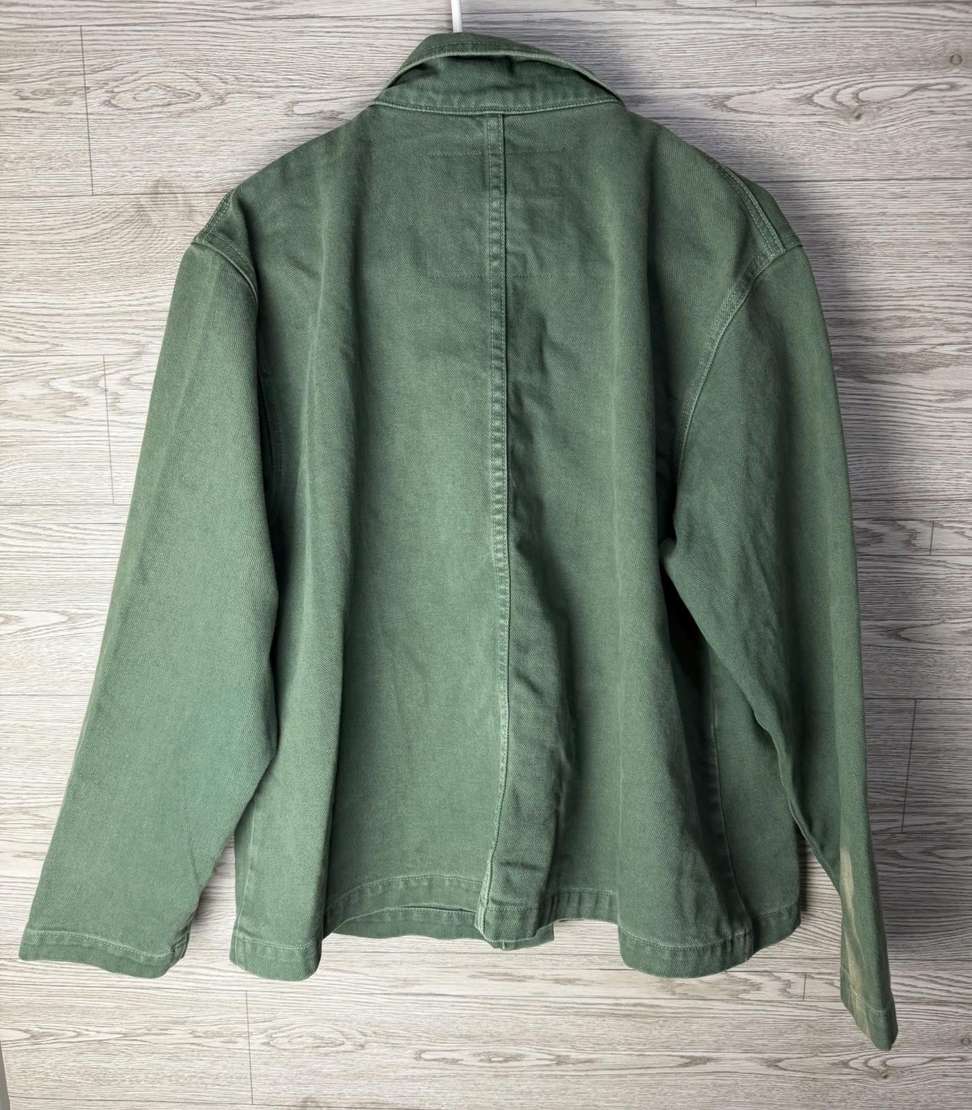 Big Bud Press Big Bud Press Work Jacket Denim Green M Distressed Size US XXL / EU 58 / 5 - 2 Thumbnail