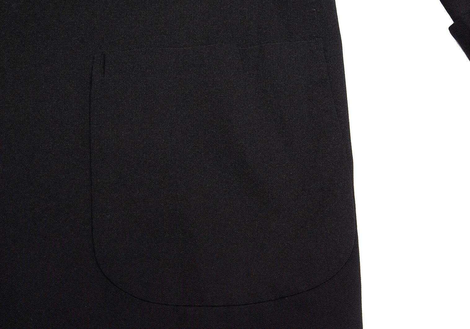 Yohji Yamamoto Yohji Yamamoto Wool Gabardine Jacket Black 2 Size US M / EU 48-50 / 2 - 10 Thumbnail