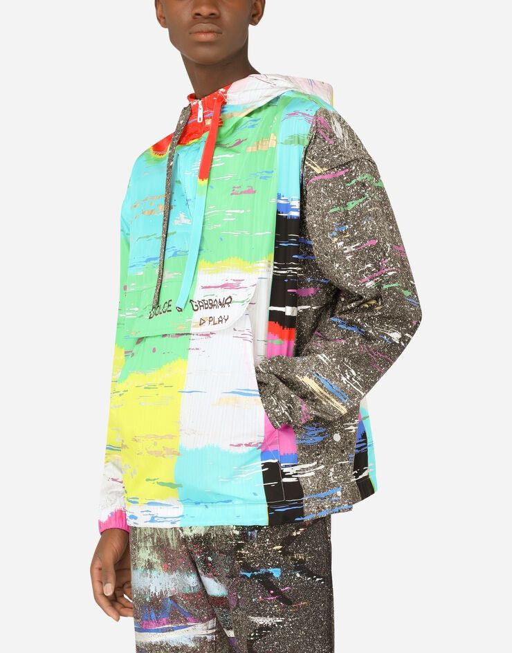 Dolce & Gabbana o1y0825 Hooded Jacket in Multicolor Size XS / US 0-2 / IT 36-38 - 2 Thumbnail