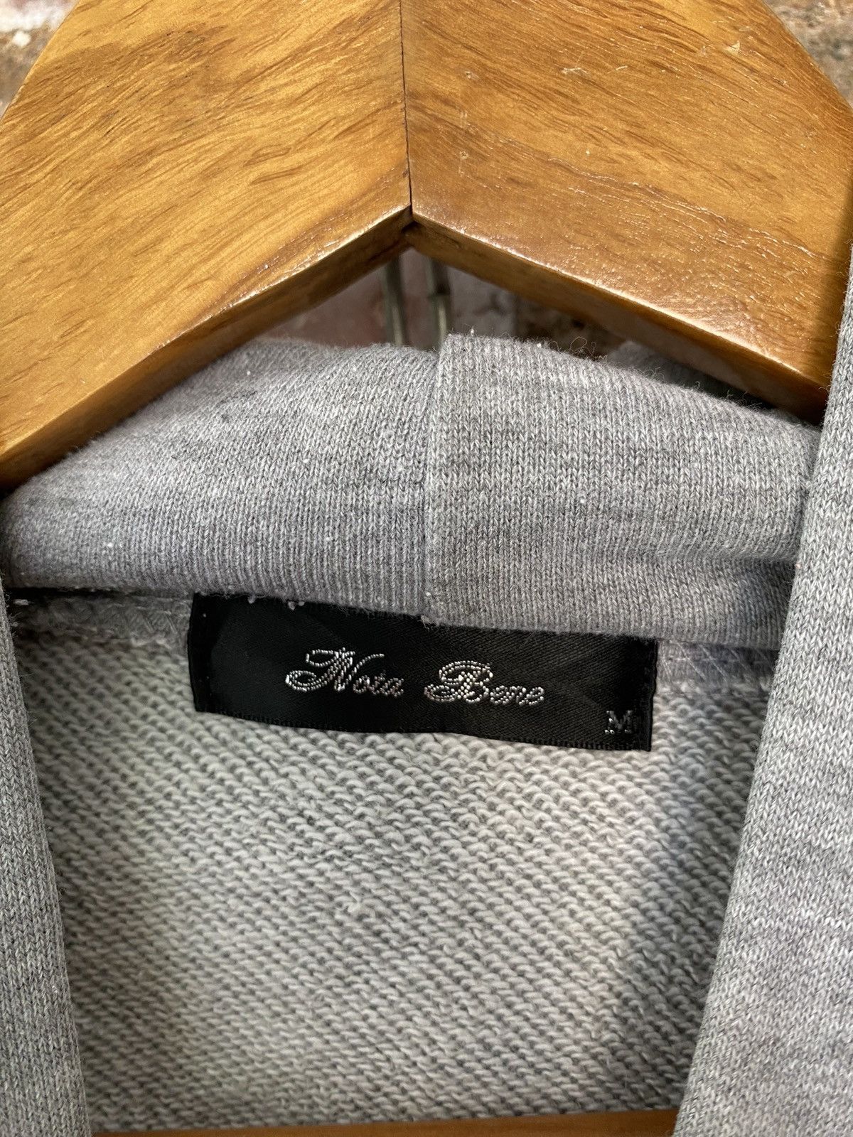 Japanese Brand Vtg Nota Bene Japan asymmetrical zipper hoodie Size US M / EU 48-50 / 2 - 12 Thumbnail