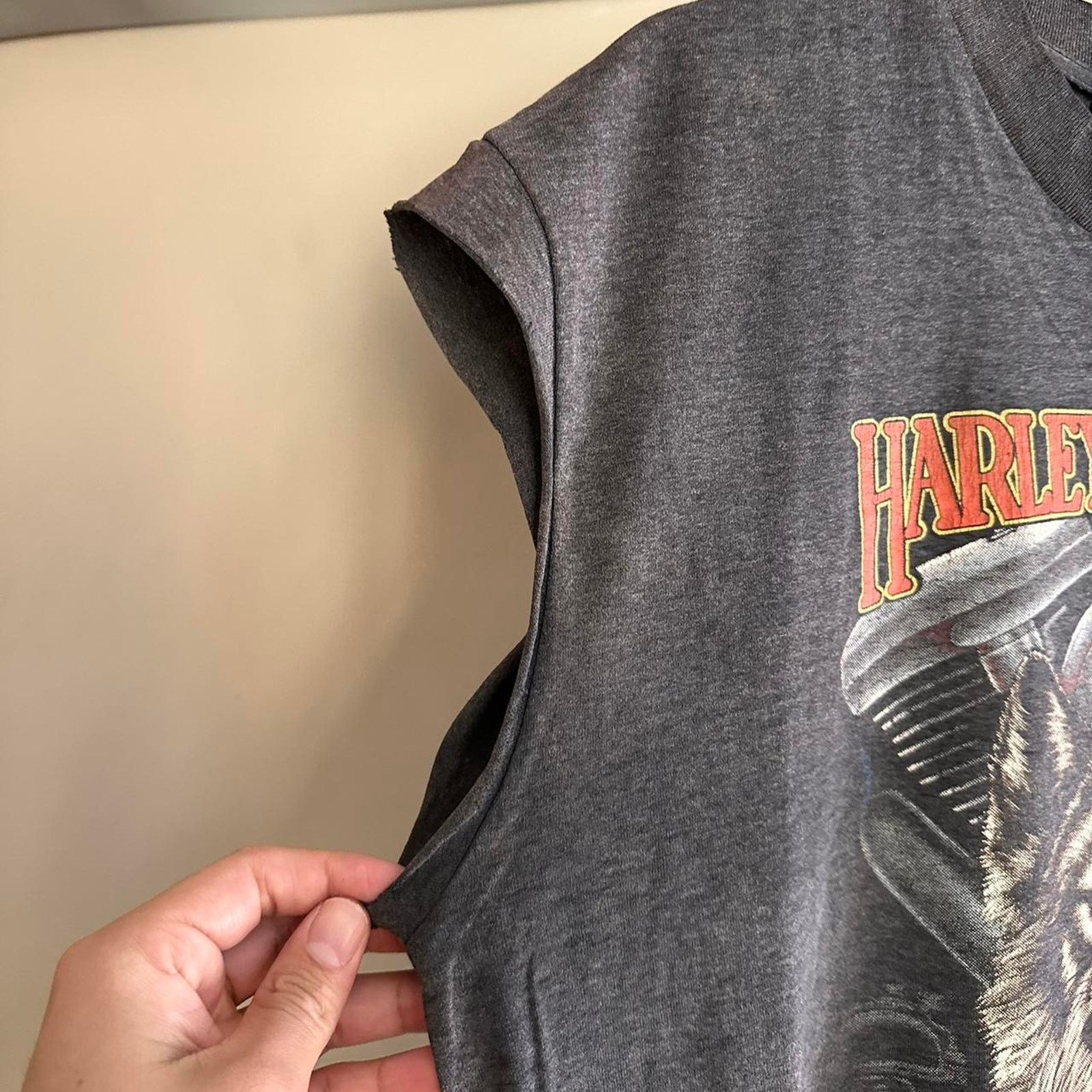 Harley Davidson × Vintage Vintage 1991 Harley Davidson 3D Emblem Shirt Size US XL / EU 56 / 4 - 5 Thumbnail