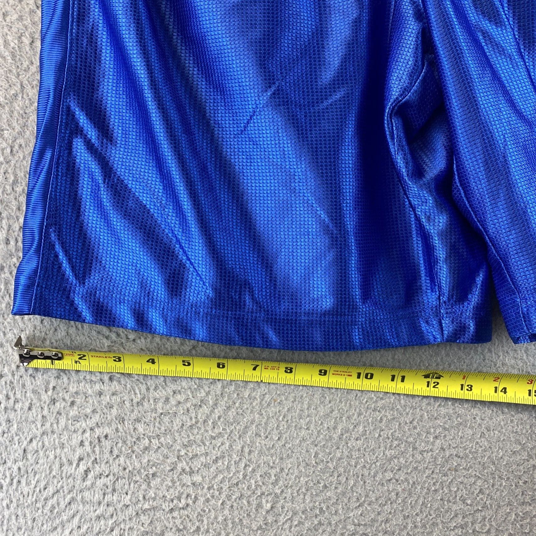 NBA NBA Mens Blue High Rise Elastic Waist Basketball Athletic Shorts Size L /84-64 Size US 33 - 7 Thumbnail
